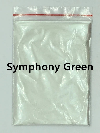 124 Colors of Pearlescent Mica Powdered Pigment in 10g Packets