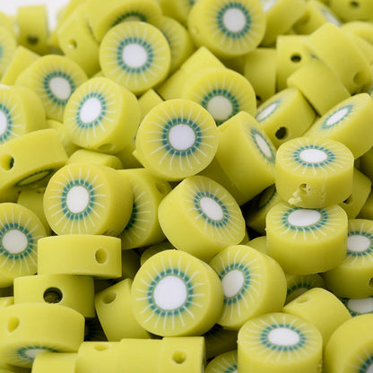 30pcs Polymer Clay Beads - Different Fruits