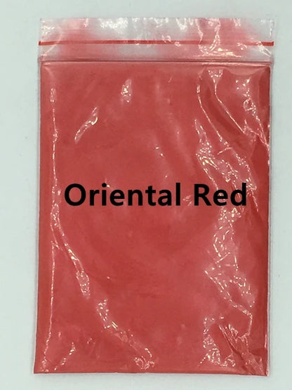 124 Colors of Pearlescent Mica Powdered Pigment in 10g Packets