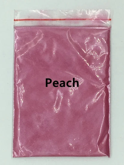 124 Colors of Pearlescent Mica Powdered Pigment in 10g Packets