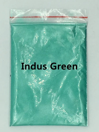 124 Colors of Pearlescent Mica Powdered Pigment in 10g Packets