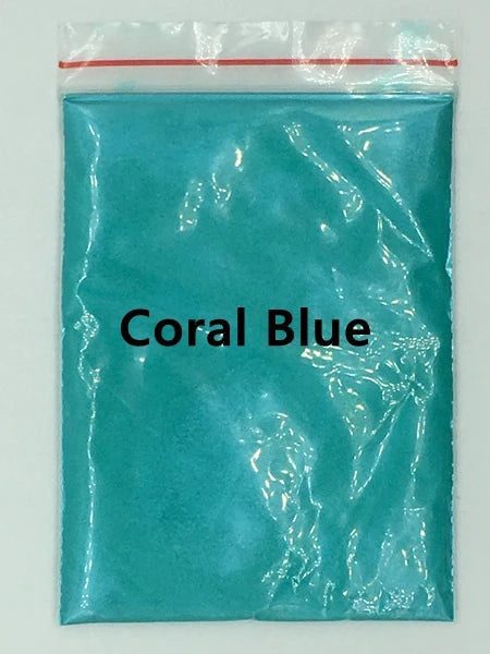 124 Colors of Pearlescent Mica Powdered Pigment in 10g Packets