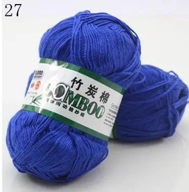 1 Ball 50g 145 Meters High Quality Soft Natural Bamboo and Cotton Yarn
