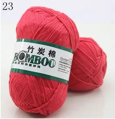1 Ball 50g 145 Meters High Quality Soft Natural Bamboo and Cotton Yarn