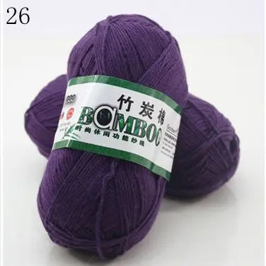 1 Ball 50g 145 Meters High Quality Soft Natural Bamboo and Cotton Yarn