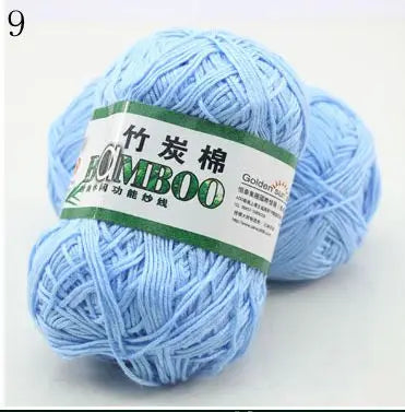 1 Ball 50g 145 Meters High Quality Soft Natural Bamboo and Cotton Yarn