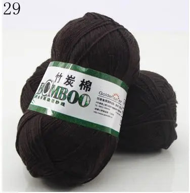 1 Ball 50g 145 Meters High Quality Soft Natural Bamboo and Cotton Yarn