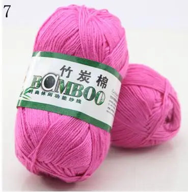1 Ball 50g 145 Meters High Quality Soft Natural Bamboo and Cotton Yarn