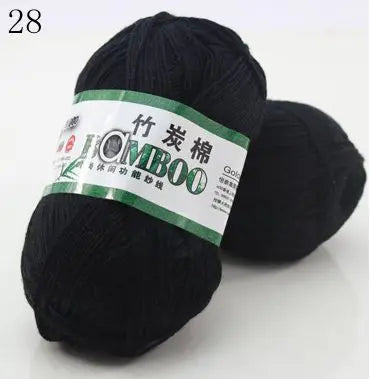 1 Ball 50g 145 Meters High Quality Soft Natural Bamboo and Cotton Yarn