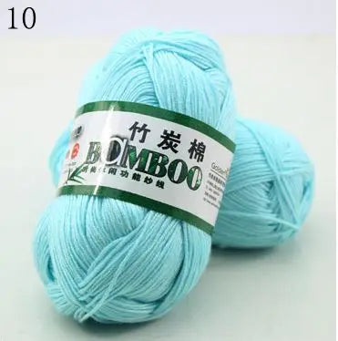 1 Ball 50g 145 Meters High Quality Soft Natural Bamboo and Cotton Yarn