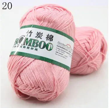 1 Ball 50g 145 Meters High Quality Soft Natural Bamboo and Cotton Yarn