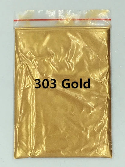 124 Colors of Pearlescent Mica Powdered Pigment in 10g Packets