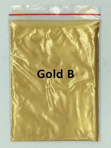 124 Colors of Pearlescent Mica Powdered Pigment in 10g Packets