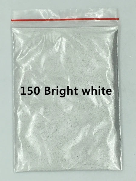 124 Colors of Pearlescent Mica Powdered Pigment in 10g Packets