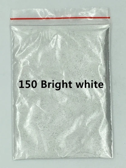 124 Colors of Pearlescent Mica Powdered Pigment in 10g Packets