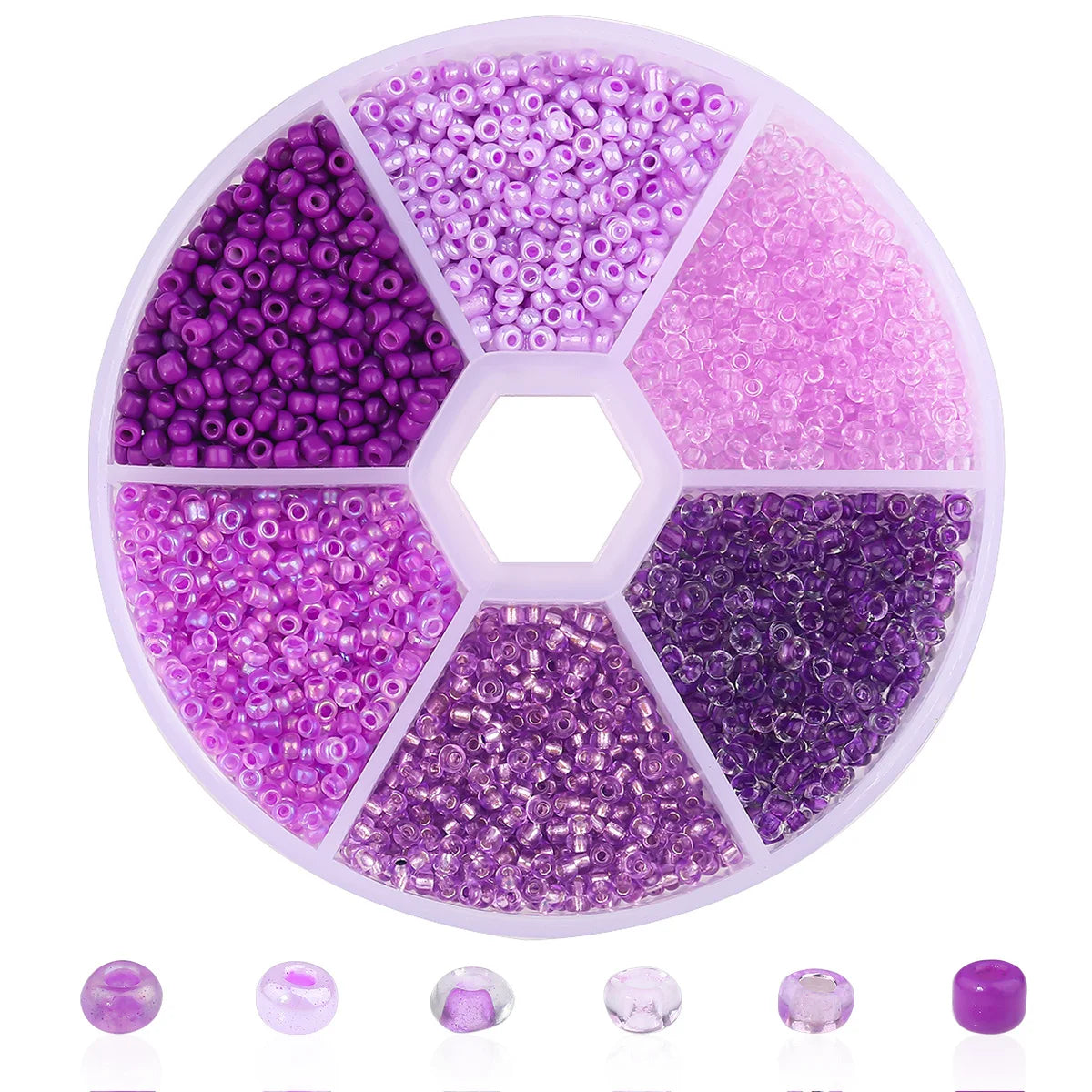 Glass Seed Beads Box - 2mm or 4mm Boxes