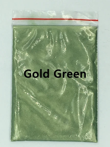 124 Colors of Pearlescent Mica Powdered Pigment in 10g Packets