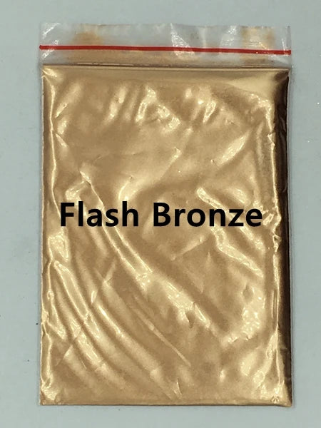 124 Colors of Pearlescent Mica Powdered Pigment in 10g Packets
