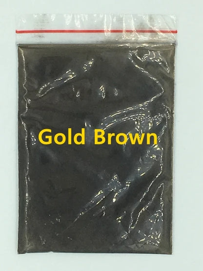 124 Colors of Pearlescent Mica Powdered Pigment in 10g Packets