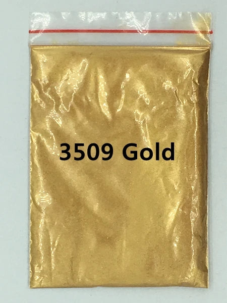 124 Colors of Pearlescent Mica Powdered Pigment in 10g Packets