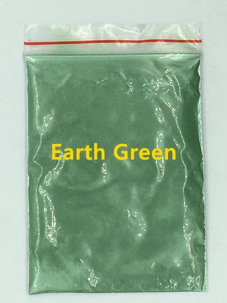 124 Colors of Pearlescent Mica Powdered Pigment in 10g Packets