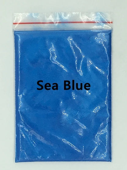 124 Colors of Pearlescent Mica Powdered Pigment in 10g Packets
