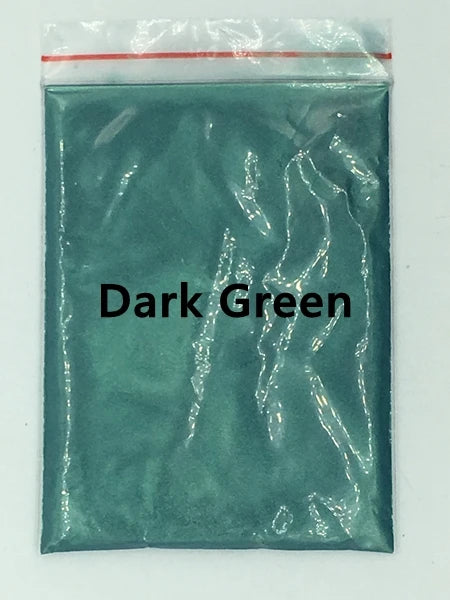 124 Colors of Pearlescent Mica Powdered Pigment in 10g Packets