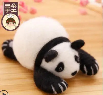 Polar Bear, Brown Bear or Panda - Wool Felting Kits