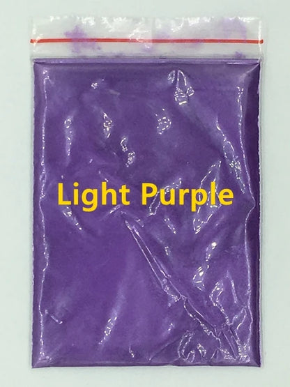124 Colors of Pearlescent Mica Powdered Pigment in 10g Packets