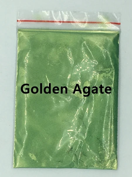 124 Colors of Pearlescent Mica Powdered Pigment in 10g Packets