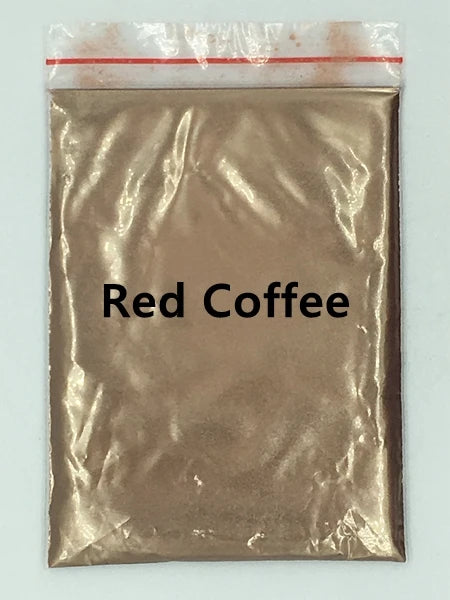 124 Colors of Pearlescent Mica Powdered Pigment in 10g Packets