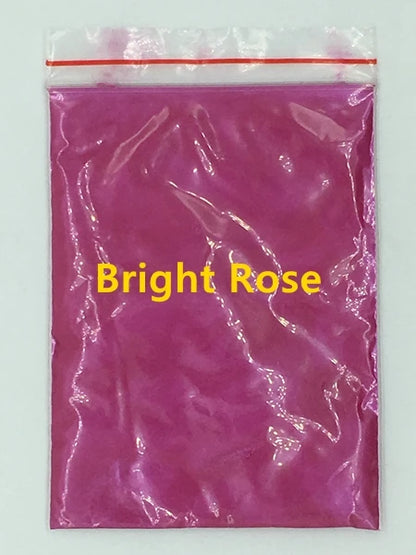 124 Colors of Pearlescent Mica Powdered Pigment in 10g Packets