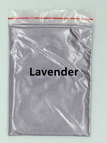 124 Colors of Pearlescent Mica Powdered Pigment in 10g Packets