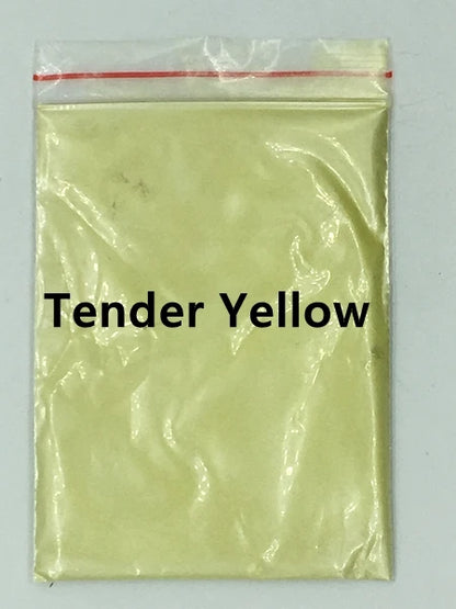 124 Colors of Pearlescent Mica Powdered Pigment in 10g Packets