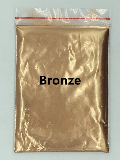124 Colors of Pearlescent Mica Powdered Pigment in 10g Packets