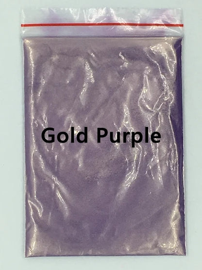 124 Colors of Pearlescent Mica Powdered Pigment in 10g Packets