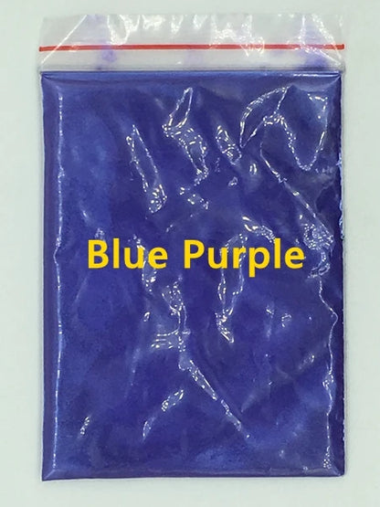 124 Colors of Pearlescent Mica Powdered Pigment in 10g Packets