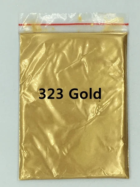 124 Colors of Pearlescent Mica Powdered Pigment in 10g Packets