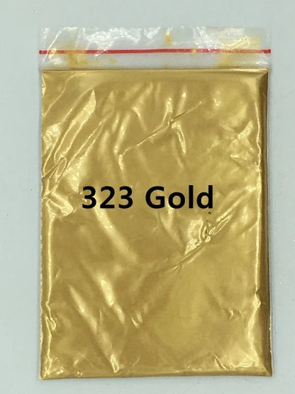 124 Colors of Pearlescent Mica Powdered Pigment in 10g Packets