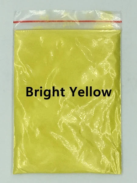 124 Colors of Pearlescent Mica Powdered Pigment in 10g Packets