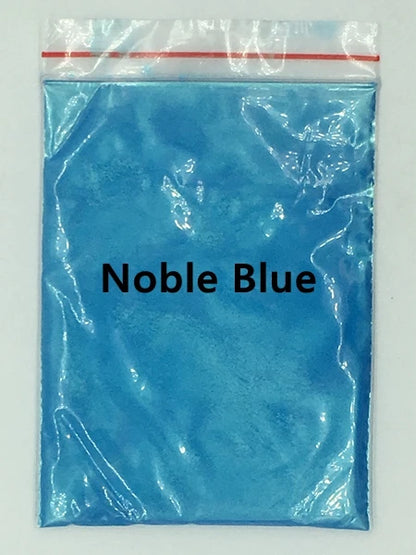 124 Colors of Pearlescent Mica Powdered Pigment in 10g Packets