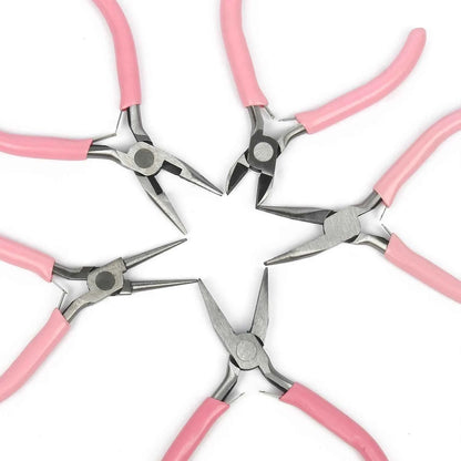 Stainless Steel Pink Jewelry Pliers