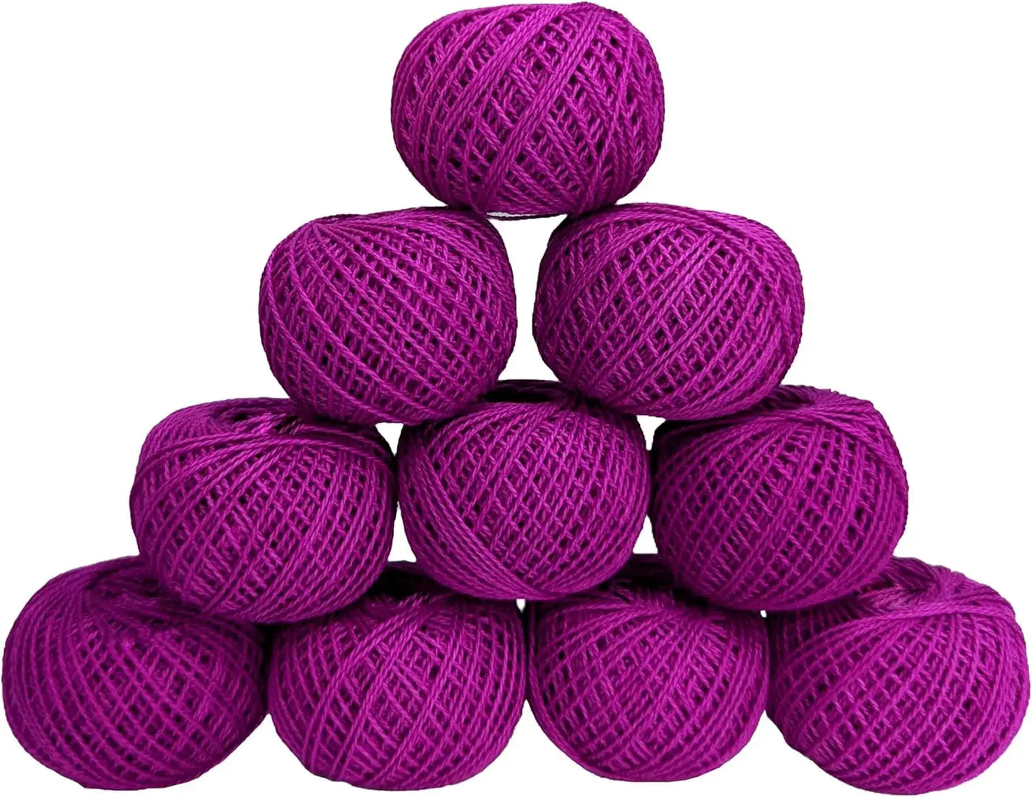 Cotton Crochet Yarn - 10 pcs, 10g Each, 100g each package - Perfect for Crafting