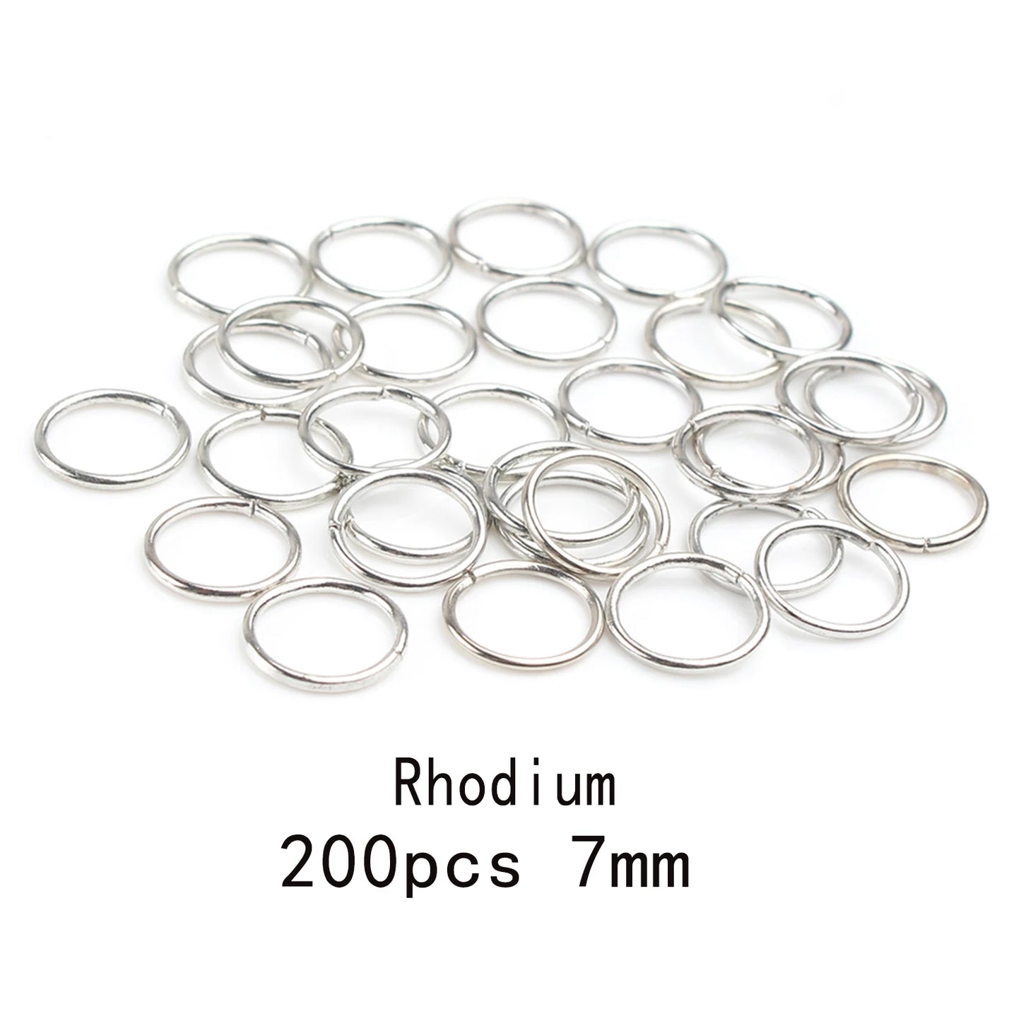 3-12mm Gold, Silver, or Bronze Jump Rings, Connectors Loops, Open Jump Rings