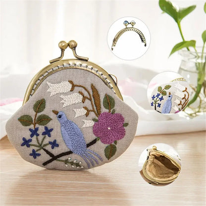 Embroidery Coin Purse Kit