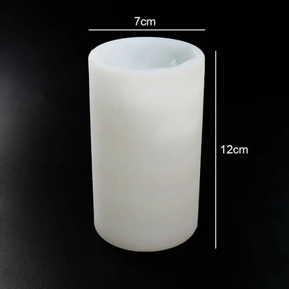 Cylinder and Hexagon Silicone Molds for Candle Making - 7 sizes