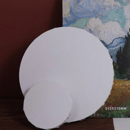 Round Canvas in 3 Sizes for Acrylic and Oil Painting