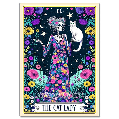 Diamond Art Painting Kit - Skeleton Ladies - Halloween Themes