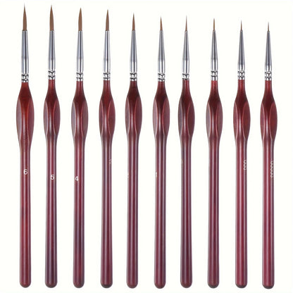 11pcs Precision Paint Brush Set for Fine Detail