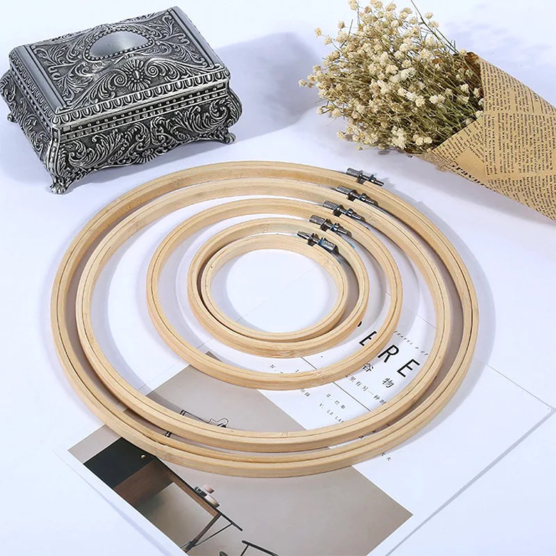 Bamboo Embroidery Hoop - 4 sizes